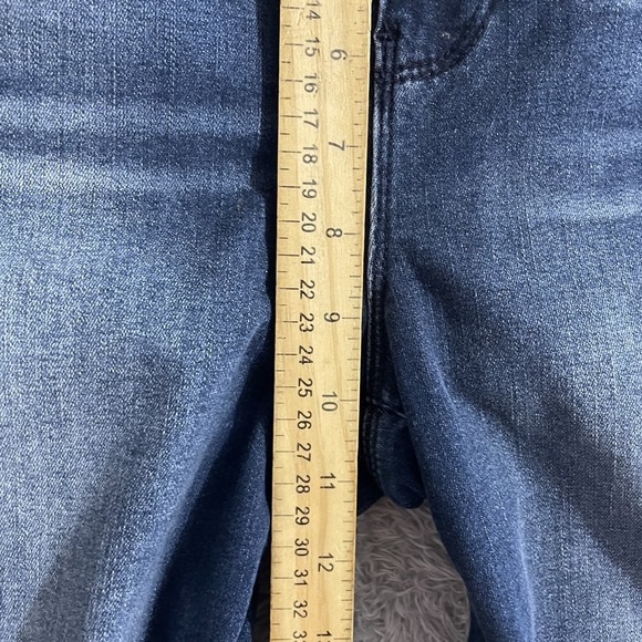 Democracy Jeans‎ Womens Size 8 High Rise Skinny Stretch Dark Wash Ankle Laced - Picture 5 of 8